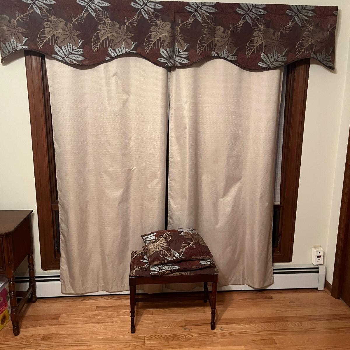 Matching Valances, Pillows & Bench (MBMG)