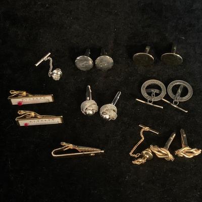 Cufflinks (Inc. Sterling), Tie Clip, & Tie Collection (MB-MG)