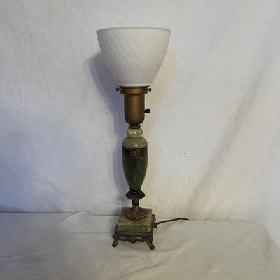 Vintage Stone & Metal Lamp (UO-MG)