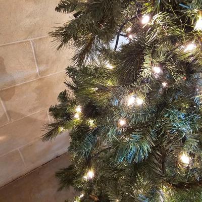 Pair of Slim Christmas Trees  (S1-JS)