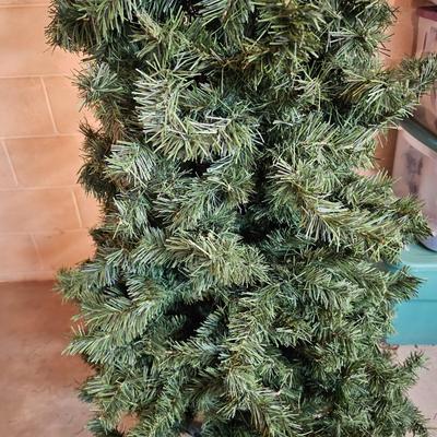 Pair of Slim Christmas Trees  (S1-JS)