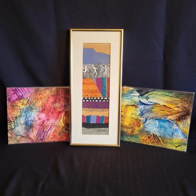 Jonas Gerard (Asheville Artist) & Friedman Signed Art (DR-DW)