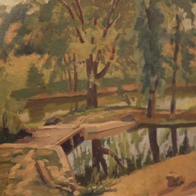 Painting of Port Byron