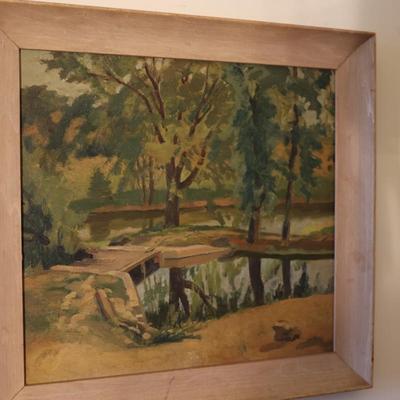 Painting of Port Byron