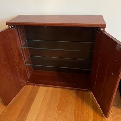 Pair of Wooden Matching Cabinets (LR-MG)