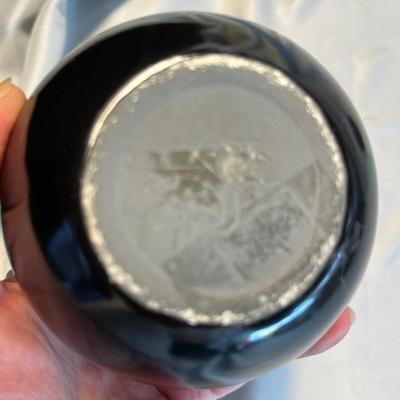2 Black on Black Native American bowls