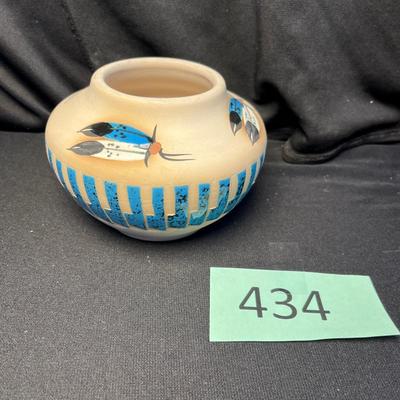 Marilyn Signed Native American Pottery Bowl