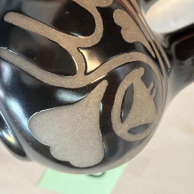 Black on Black Wedding Vase