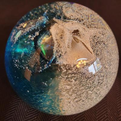 Six Decorative Glass Paperweights (DR-DW)