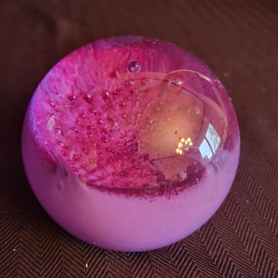 Six Decorative Glass Paperweights (DR-DW)