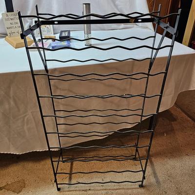 Iron Wine Rack, Le Grape Uncorking Machine, & Accessories (S1-JS)