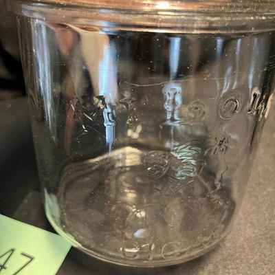 Antique Glass Cigar Jar