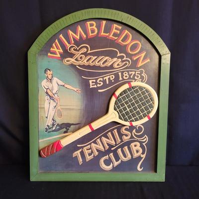 Assortment of Tennis Decor Items (DR-DW)