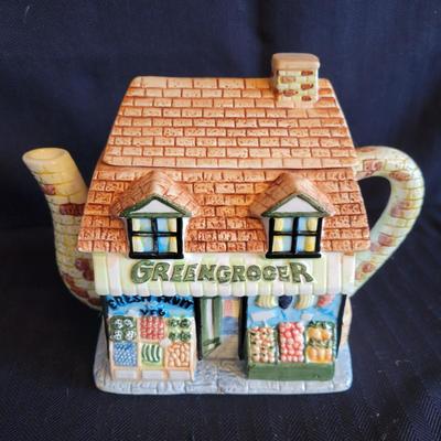 Four Decorative Tea Pots (LR-DW)