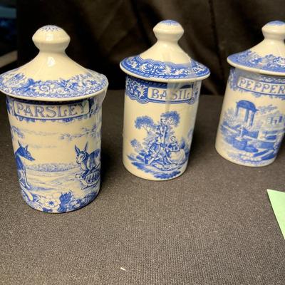 Spode Spice jars
