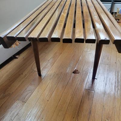 MCM Slat Bench/Coffee Table (LR-DW)