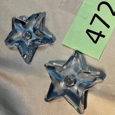 Cambridge Star mini candle holders