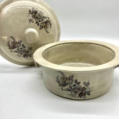 Floral Casserole Dish ~Read Details