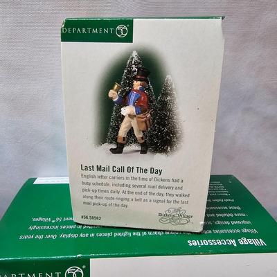 Department 56 & Other Christmas Village Accessories (S1-JS)