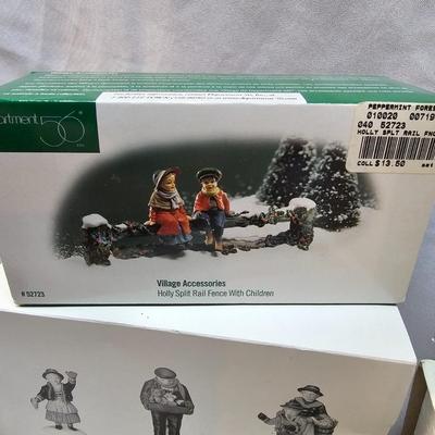 Department 56 & Other Christmas Village Accessories (S1-JS)