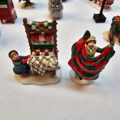 Department 56 & Other Christmas Village Accessories (S1-JS)