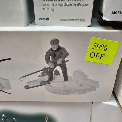 Department 56 & Other Christmas Village Accessories (S1-JS)