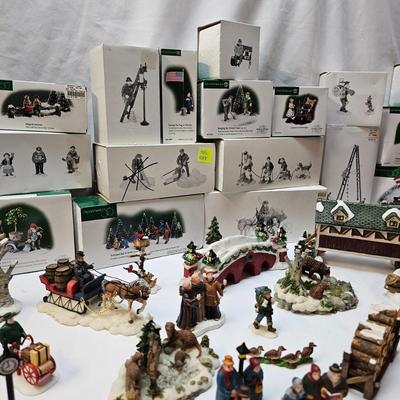 Department 56 & Other Christmas Village Accessories (S1-JS)