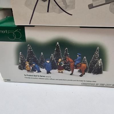 Department 56 & Other Christmas Village Accessories (S1-JS)