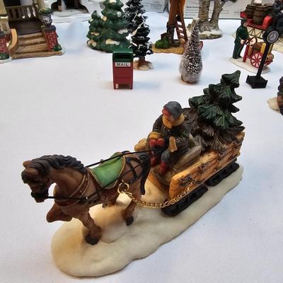 Department 56 & Other Christmas Village Accessories (S1-JS)