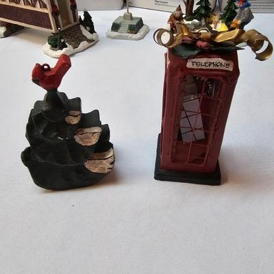 Department 56 & Other Christmas Village Accessories (S1-JS)