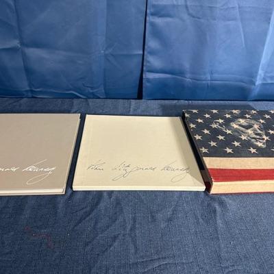 Lot 55, John F Kennedy, as we remember Columbia records, collection book