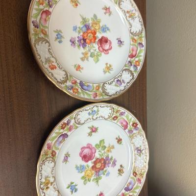 Pair of Schumann Salad / Dessert Plates