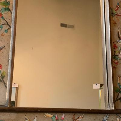 Hand Painted Peruvian Hummingbird Mirror (LR-HS)
