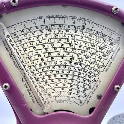 ANTIQUE Candy Scale TOLEDO 3 Pound