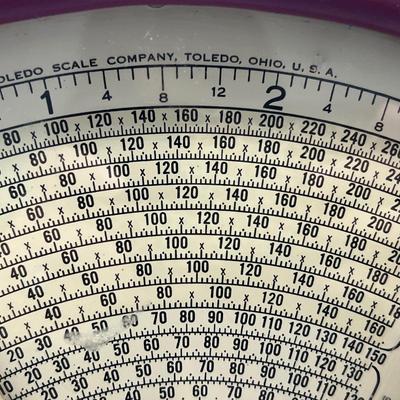 ANTIQUE Candy Scale TOLEDO 3 Pound