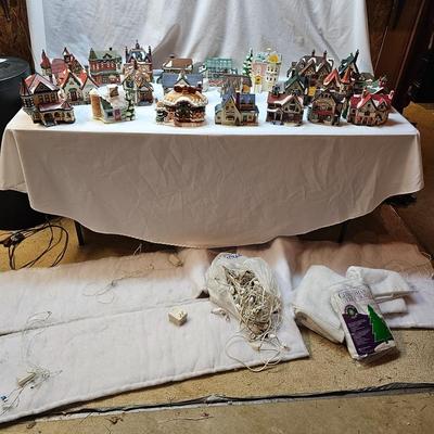 Ceramic Christmas Houses by Lemax, Department 56 &Others (S1-JS)