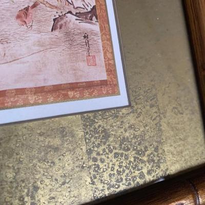 Hand Painted Asian Silk Flower Art (LR-HS)