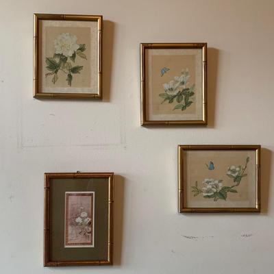 Hand Painted Asian Silk Flower Art (LR-HS)