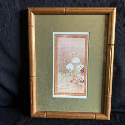 Hand Painted Asian Silk Flower Art (LR-HS)