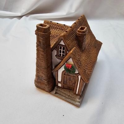 Terra Cotta & Ceramic Candle Burning Houses  (S1-JS)