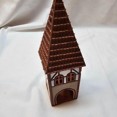 Terra Cotta & Ceramic Candle Burning Houses  (S1-JS)