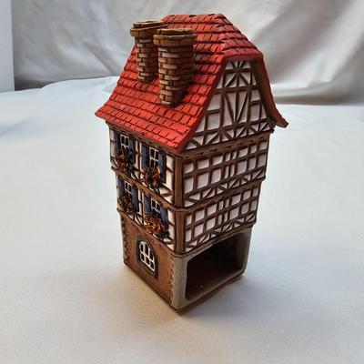 Terra Cotta & Ceramic Candle Burning Houses  (S1-JS)