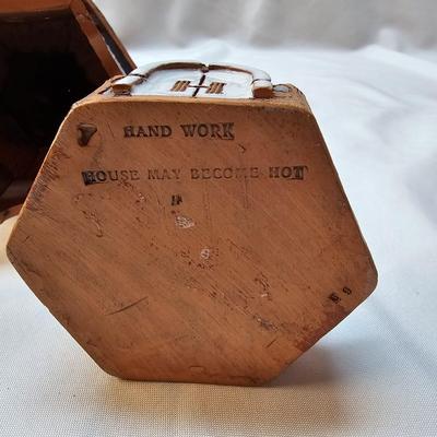 Terra Cotta & Ceramic Candle Burning Houses  (S1-JS)