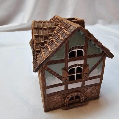Terra Cotta & Ceramic Candle Burning Houses  (S1-JS)