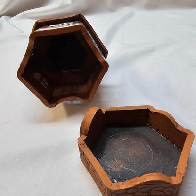 Terra Cotta & Ceramic Candle Burning Houses  (S1-JS)