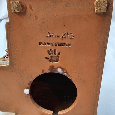 Terra Cotta & Ceramic Candle Burning Houses  (S1-JS)