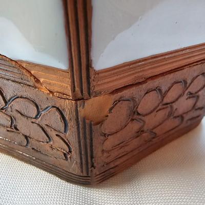 Terra Cotta & Ceramic Candle Burning Houses  (S1-JS)