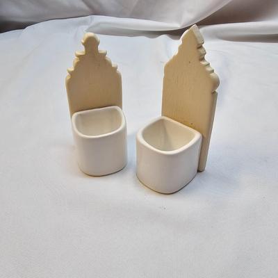 Terra Cotta & Ceramic Candle Burning Houses  (S1-JS)