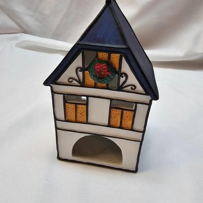 Terra Cotta & Ceramic Candle Burning Houses  (S1-JS)