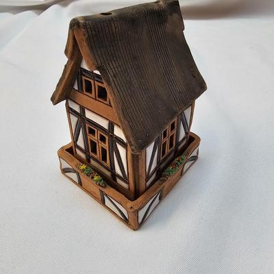 Terra Cotta & Ceramic Candle Burning Houses  (S1-JS)